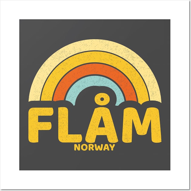 Retro Flam Norway Wall Art by dk08